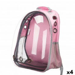 Рюкзак для домашних животных Розовый Прозрачный 43 x 26 x 33 см