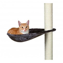 Hanging Cat Hammock Trixie Hammock Grey Metal Ø 40 cm
