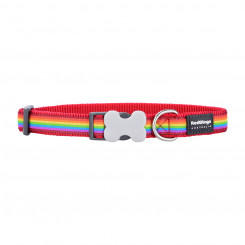Dog collar Red Dingo Rainbow 20-32 cm Multicolour