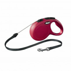 Dog Lead Flexi New Classic Red S