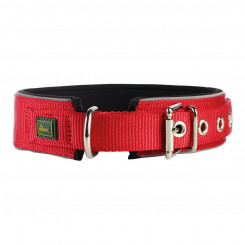 Dog collar Hunter Neoprene Reflect Red (54-61 cm)