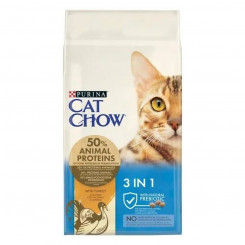 Kassitoit Purina Cat Chow 3in1 Adult Turkey Veiseliha 15 kg