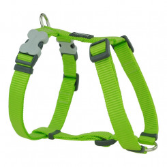 Dog Harness Red Dingo Smooth Lime