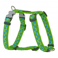 Dog Harness Red Dingo Style Turquoise Star Green 37-61 cm