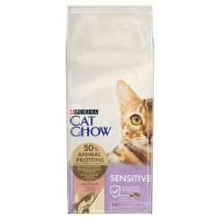 Корм для кошек Purina Chow Adult Sensitive Adult Salmon 15 кг