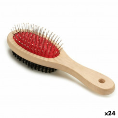Hair removal brush Wood Black 22 x 7 x 6 cm (24 Units)