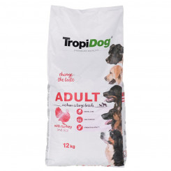 Sööt Tropi Dog  Premium Adult Medium & Large Täiskasvanu Türgi Linnud 12 kg