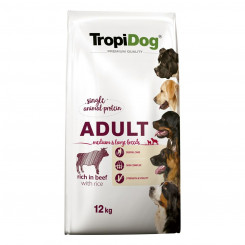 Fodder Tropi Dog Premium Adult Medium & Large Adult Veal Rice 12 kg