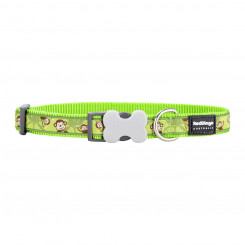 Dog collar Red Dingo STYLE MONKEY LIME GREEN 31-47 cm