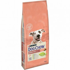 Sööt Purina DOG CHOW Sensitive Täiskasvanu Lõheroosa 14 Kg
