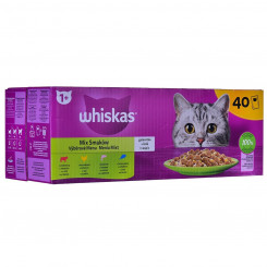 Cat food Whiskas Mix Favorites in jelly Chicken Salmon pink Tuna Veal