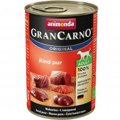 Wet food Animonda GranCarno Original Veal Beef 400 g
