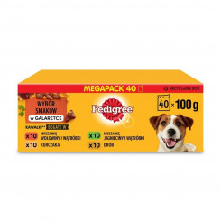 Wet food Pedigree Chicken Veal Lamb Liver Beef Poultry 40 x 100 g