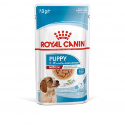 Märgtoit Royal Canin Medium Puppy Kana 10 x 140 g