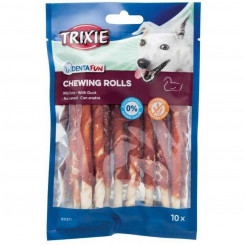 Dog snack Trixie Denta Fun Duck Chewing Rolls Part 80 g