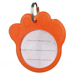 Name tag for collar Trixie 2277 Orange 3.5 cm