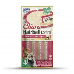 Snack for Cats Inaba Churu Hairball Control Kana 4 x 14 g