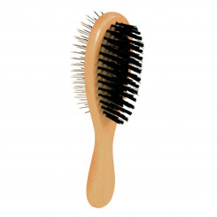 Brush Trixie Cat Double Brown Black Wood