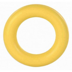 Dog toy Trixie Ring Yellow Rubber Natural rubber