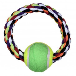 Dog toy Trixie Tennis Multicolored Polyester Cotton