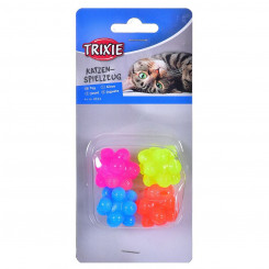 Koera mänguasi Trixie Bubble Mitmevärviline Multi Kumm Naturaalne kumm Plastmass Sisu/Välimus (4 Ühikut)