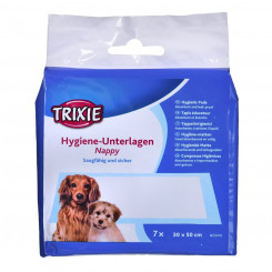 Absorbent pads for puppies Trixie 23410 30 x 50 cm 7 Units Blue White (7 Pieces, parts)