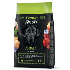 Корм Fitmin For Life для взрослых телятины, птицы, свиней, 2,5 кг