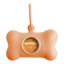 Pet Poop Bag Dispenser United Pets Bon Ton Provenzal Dog Orange (8 x 4.2 x 5 cm)
