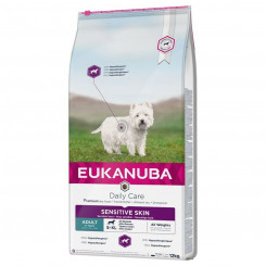 Sööt Eukanuba Daily Care Sensitive Skin Täiskasvanu Kala 12 kg