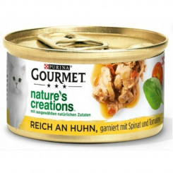 Box food Purina Gourmet Chicken Spinach Tomatoes 85 g