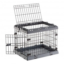 Клетка для перевозки домашних животных Ferplast Superior 90 Grey XS/S Black 62 x 58 x 92 см