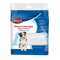 Absorbent pads for puppies Trixie 40 x 60 cm Blue White Celuloza (7 Pieces, parts)