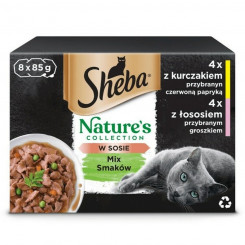Boxed Sheba Nature's Collection Mix Chicken Lõheroosa 8 x 85 g