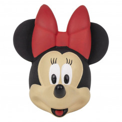Koera mänguasi Minnie Mouse Must Punane Lateks 8 x 9 x 7,5 cm