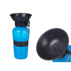 Поилка и контейнер для воды для собак Синий Черный Металл Пластик 500 мл