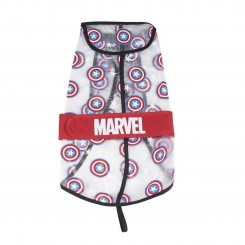 Dog raincoat The Avengers Transparent Red S
