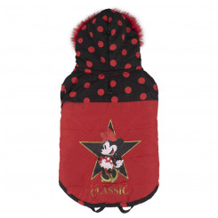 Dog Coat Minnie Mouse Black Red S