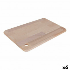 Cutting board Quttin Quttin Brown Wood 45 x 27 cm (6 Units)