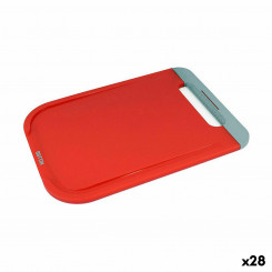 Cutting board Inde Red 24.4 x 18 x 0.7 cm (28 Units)