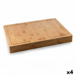 Cutting board Quttin Bamboo 45 x 35 x 1.2 cm (4 Units)