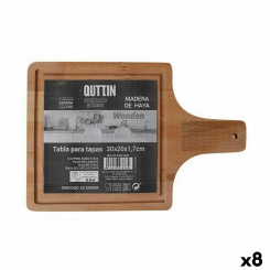 Serving table Quttin With handle 30 x 20 x 1.7 cm (8 Units)