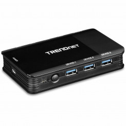 Переключатель Trendnet TK-U404 USB Черный