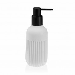 Soap Dispenser Versa Stria White Plastic Resin (6,5 x 18,5 x 6,5 cm)