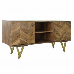 Мебель под телевизор DKD Home Decor Металл Дерево Манго (125 х 62,5 х 40 см)