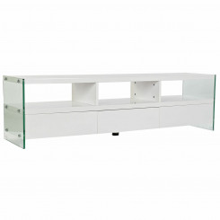 Мебель под телевизор DKD Home Decor Белый Кристалл МДФ (160 х 45 х 40 см)