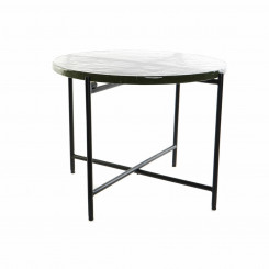 Side table DKD Home Decor Crystal Black Metal Modern (50 x 50 x 42 cm)
