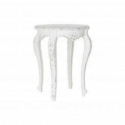 Приставной столик DKD Home Decor Wood Белый Манго (61 x 61 x 76 см)