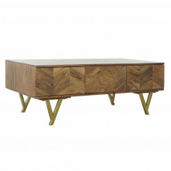 Центральный стол DKD Home Decor Металл Дерево Манго (120 x 60,5 x 46 см)