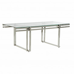 Центральный стол DKD Home Decor Crystal Нержавеющая сталь (120 x 60 x 45 см)