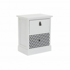 Chest of drawers DKD Home Decor Grey White Paolownia wood (36 x 25 x 44,5 cm)
